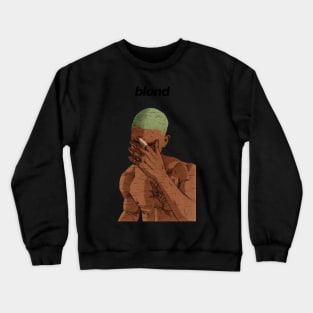 Distressed Blond Ilustration Crewneck Sweatshirt